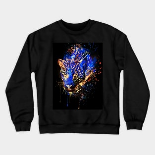 Lurking Leopard Reversed Colors Crewneck Sweatshirt